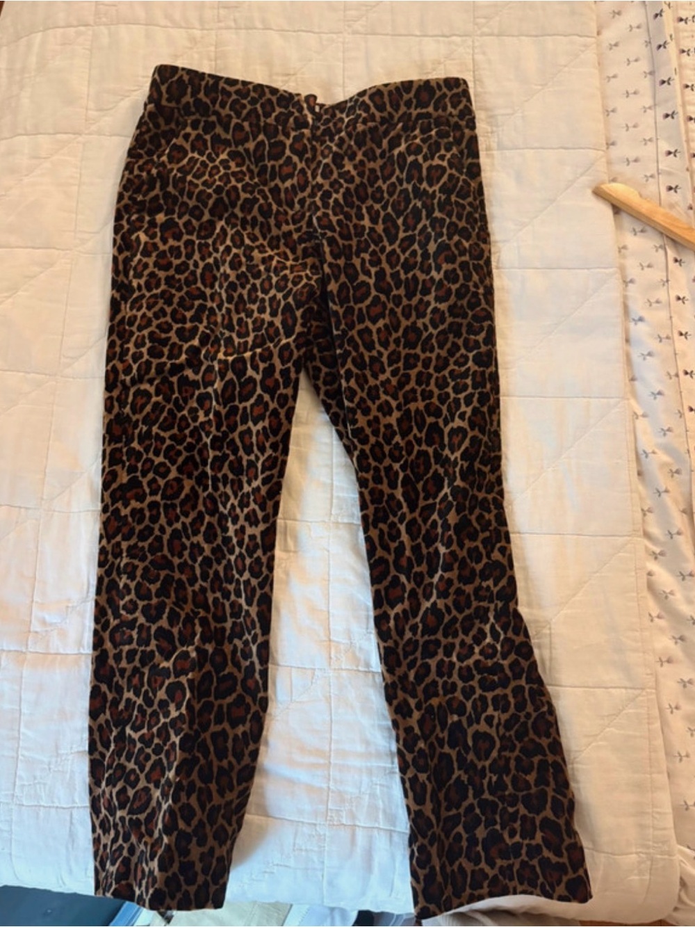 ALC velvet animal print pants